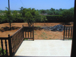 The back patio