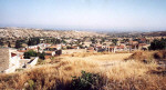 The view from Abrahams house of Tochni and the sea