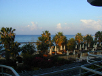 Paphos sea front sunset