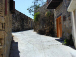 Climbing to the houses